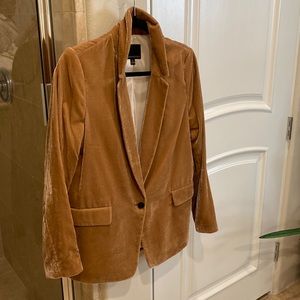Crushed velvet blazer